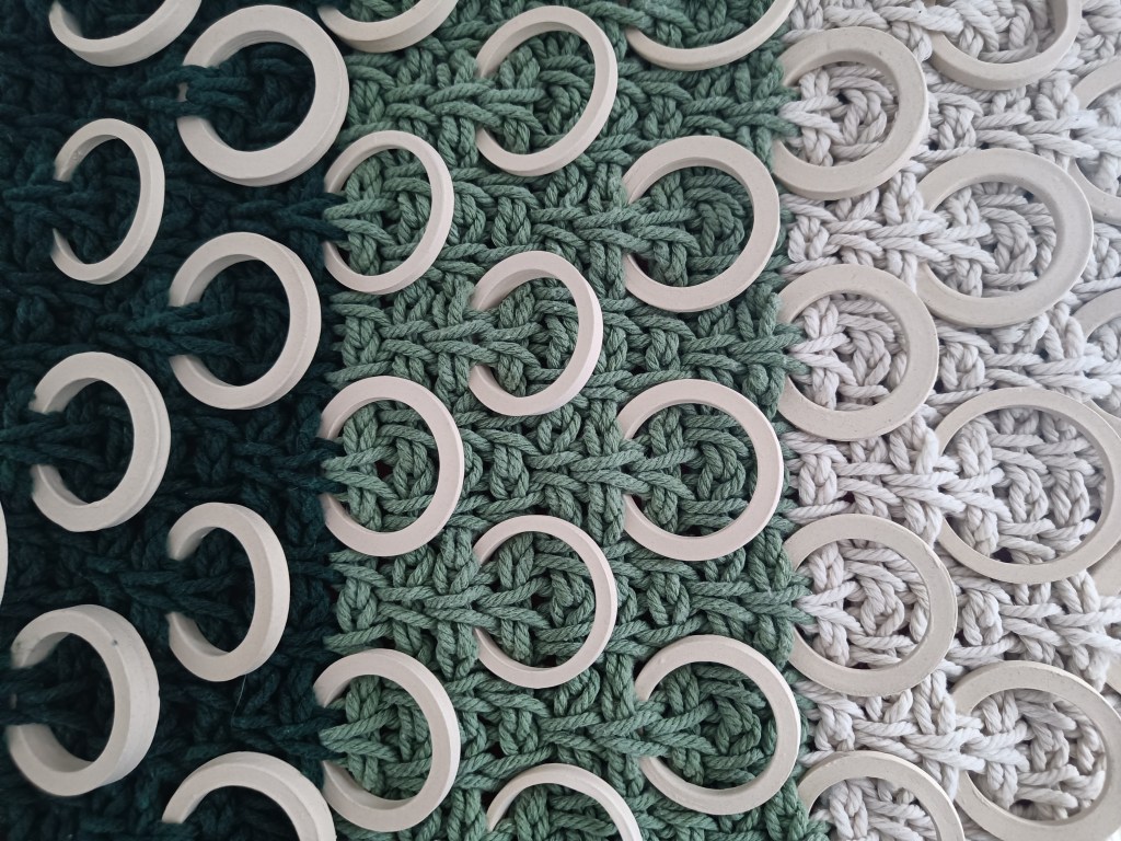 Tapiz con módulos&nbsp;cerámicos